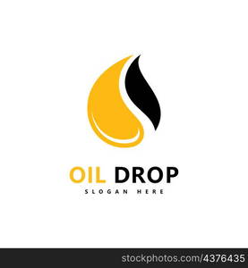 Oil drop Logo Template vector illustration design