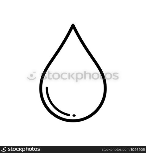oil drop - water drop icon vector design template
