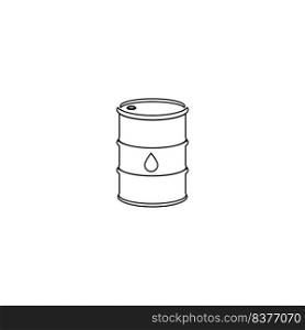 oil drum icon.Petroleum Symbol,illustration logo design
