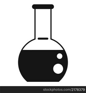 Oil flask icon simple vector. Global earth. Climate disaster. Oil flask icon simple vector. Global earth