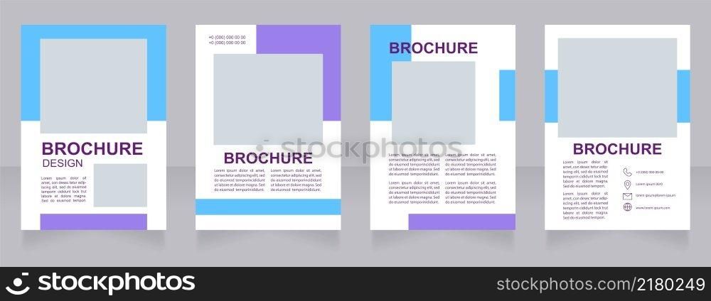 Oil painting on canvas course blank brochure design. Template set with copy space for text. Premade corporate reports collection. Editable 4 paper pages. Myriad Pro, Arial fonts used. Oil painting on canvas course blank brochure design