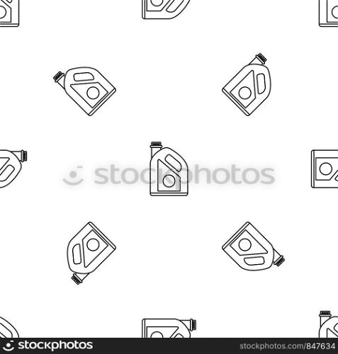 Oil plastic canister pattern seamless vector repeat geometric for any web design. Oil plastic canister pattern seamless vector