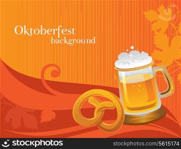 Oktoberfest celebration background