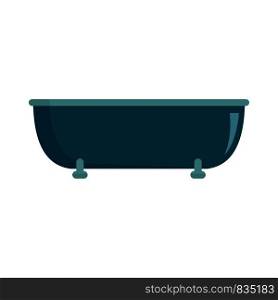 Old bathtube icon. Flat illustration of old bathtube vector icon for web isolated on white. Old bathtube icon, flat style