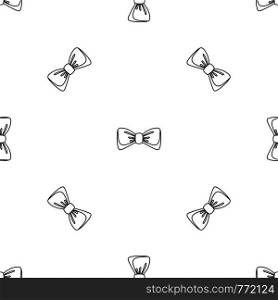 Old bow tie pattern seamless vector repeat geometric for any web design. Old bow tie pattern seamless vector