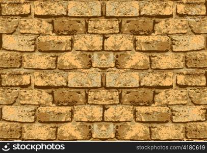 old brick wall pattern vector illustration