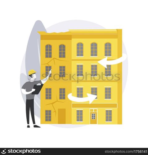 Old buildings modernization abstract concept vector illustration. Building up service, construction modernization solutions, historic buildings insulation, design team abstract metaphor.. Old buildings modernization abstract concept vector illustration.