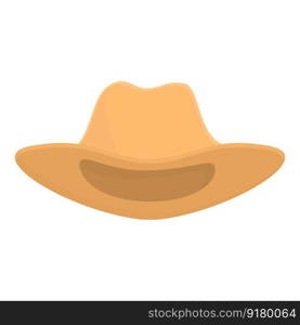 Old cowboy hat icon cartoon vector. Retro male. Rodeo fashion. Old cowboy hat icon cartoon vector. Retro male