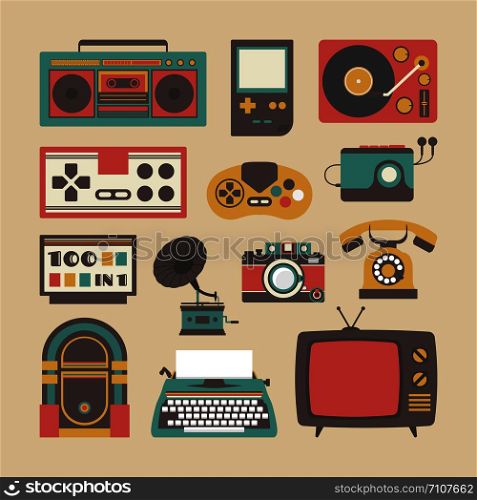 old fashion, entertainment gadget,retro style icon