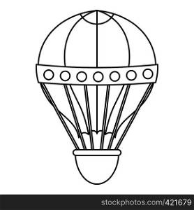 Old fashioned helium balloon icon. Outline illustration of old fashioned helium balloon vector icon for web. Old fashioned helium balloon icon, outline style