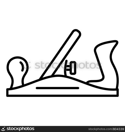 Old jack plane icon. Outline old jack plane vector icon for web design isolated on white background. Old jack plane icon, outline style