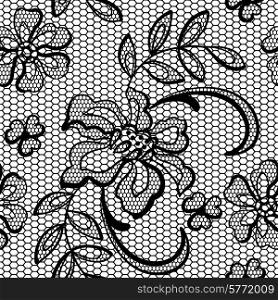 Old lace background ornamental flowers. Vector texture.. Old lace background ornamental flowers. Vector texture