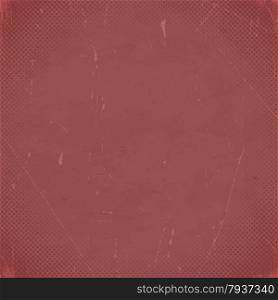 Old marsala scratched paper card with halftone gradient