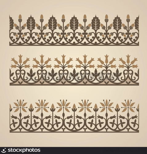 Old ornament. Vector illustration.