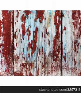 Old painted wooden texture. EPS 10 vector illustration without transparency.
