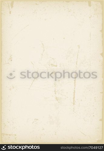 Old Paper Texture Background. Illustration of a vintage old paper background, with scratched and grunge effects