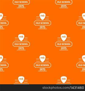 Old school pattern vector orange for any web design best. Old school pattern vector orange