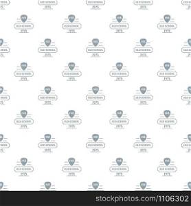 Old school pattern vector seamless repeat for any web design. Old school pattern vector seamless