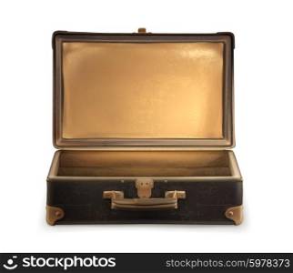 Old suitcase vector