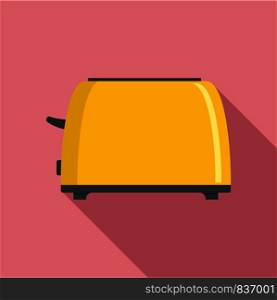 Old toaster icon. Flat illustration of old toaster vector icon for web design. Old toaster icon, flat style