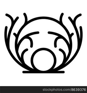 Old tumbleweed icon outline vector. Dead bush. Wind ball. Old tumbleweed icon outline vector. Dead bush