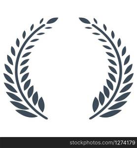 Olive branches vector icon for award ceremony