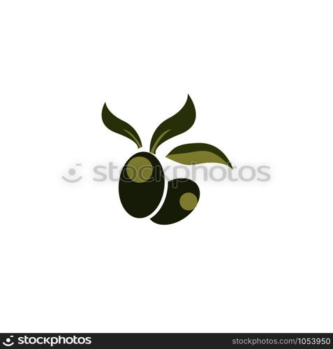 olive icon vector illustration design template