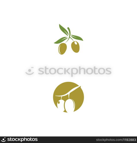 olive icon vector illustration design template