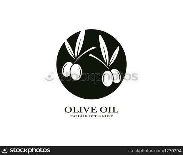 olive icon vector illustration design template