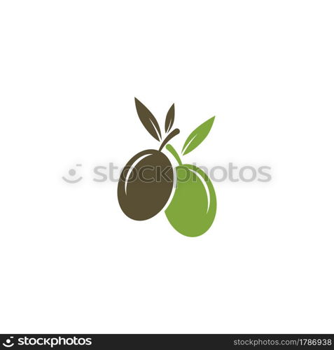 olive icon vector illustration design template