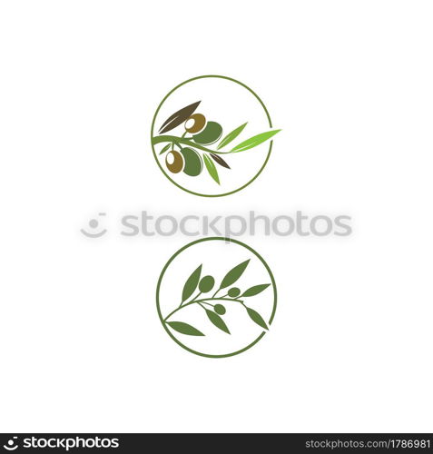 olive icon vector illustration design template