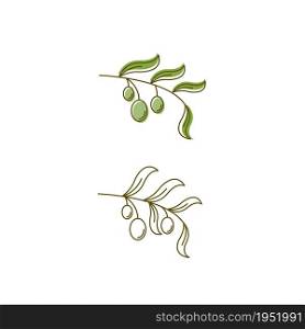 Olive icon vector illustration design template