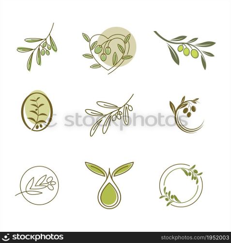 Olive icon vector illustration design template