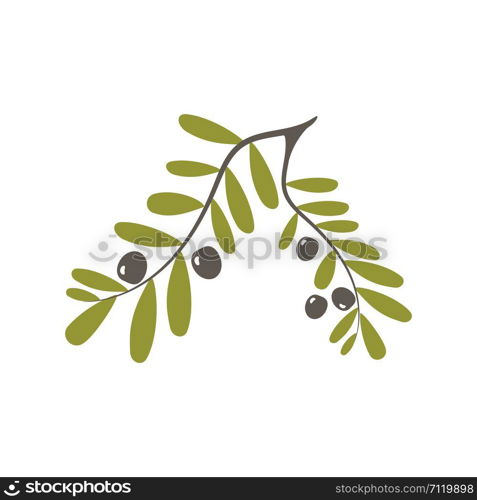 olive icon vector illustration design template