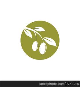 olive icon vector illustration design template