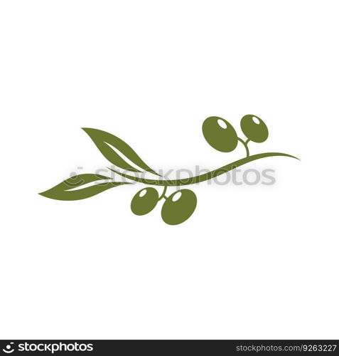 olive icon vector illustration design template