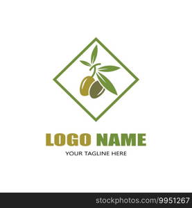 olive icon vector illustration design template