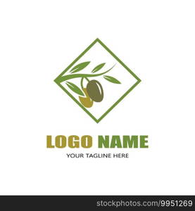 olive icon vector illustration design template