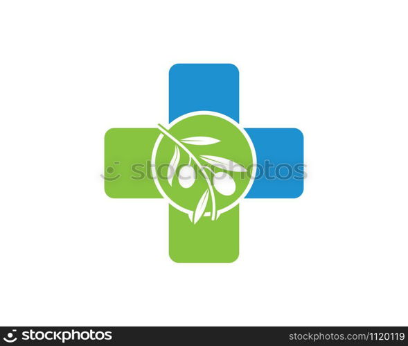 olive logo icon vector illustration design