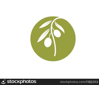 olive logo icon vector illustration design