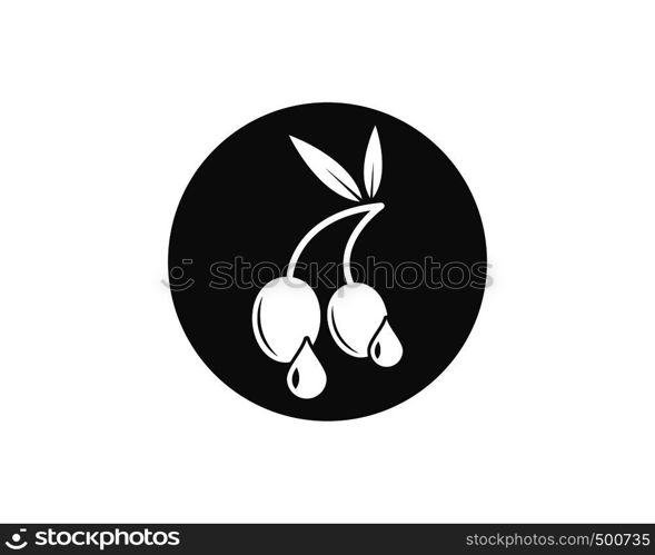 olive logo template vector design