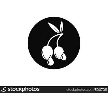 olive logo template vector design
