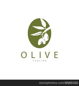 Olive Logo, Vector Design Premium Template Vector Illustration