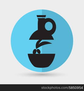 olive oil bottle icon