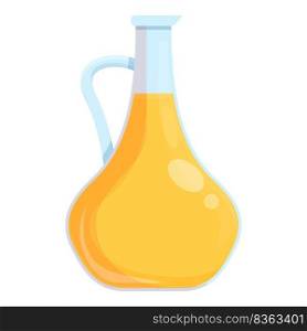 Olive oil jug icon cartoon vector. Virgin extra. Food bottle. Olive oil jug icon cartoon vector. Virgin extra