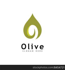 Olive oil logo design vector template