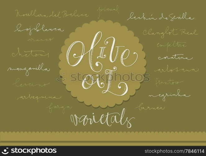 Olive oil varieties