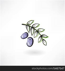 olives grunge icon