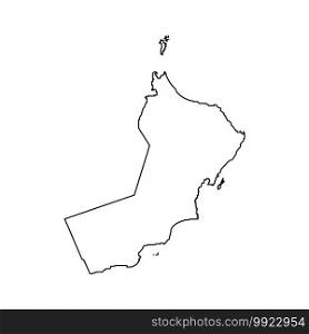 Oman map icon,vector illustration symbol design