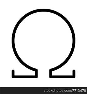 Omega Symbol Button